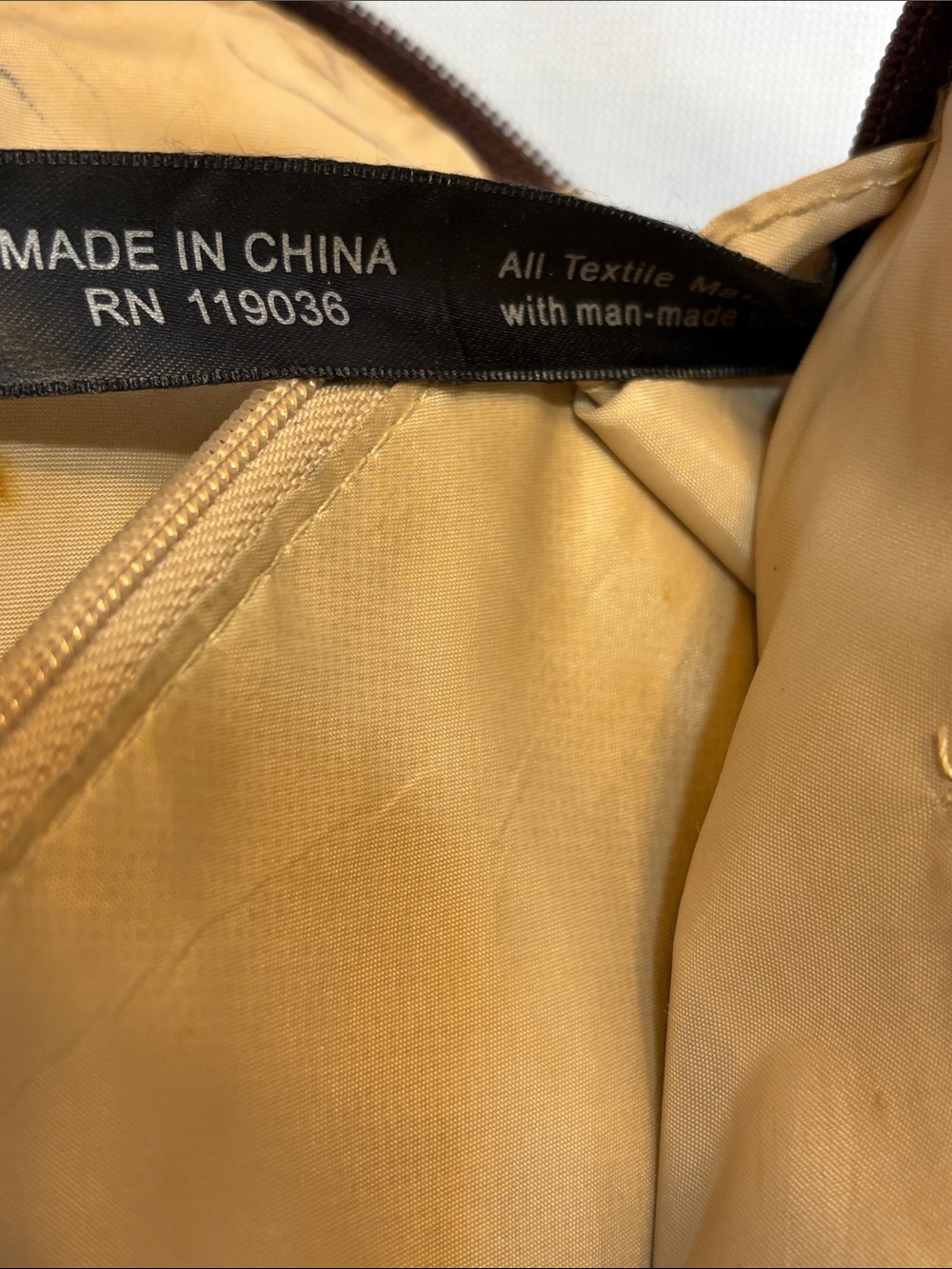 Gianni Bernini Tan Woven Shoulder Bag with Brown Trim - Picture 4 of 13
